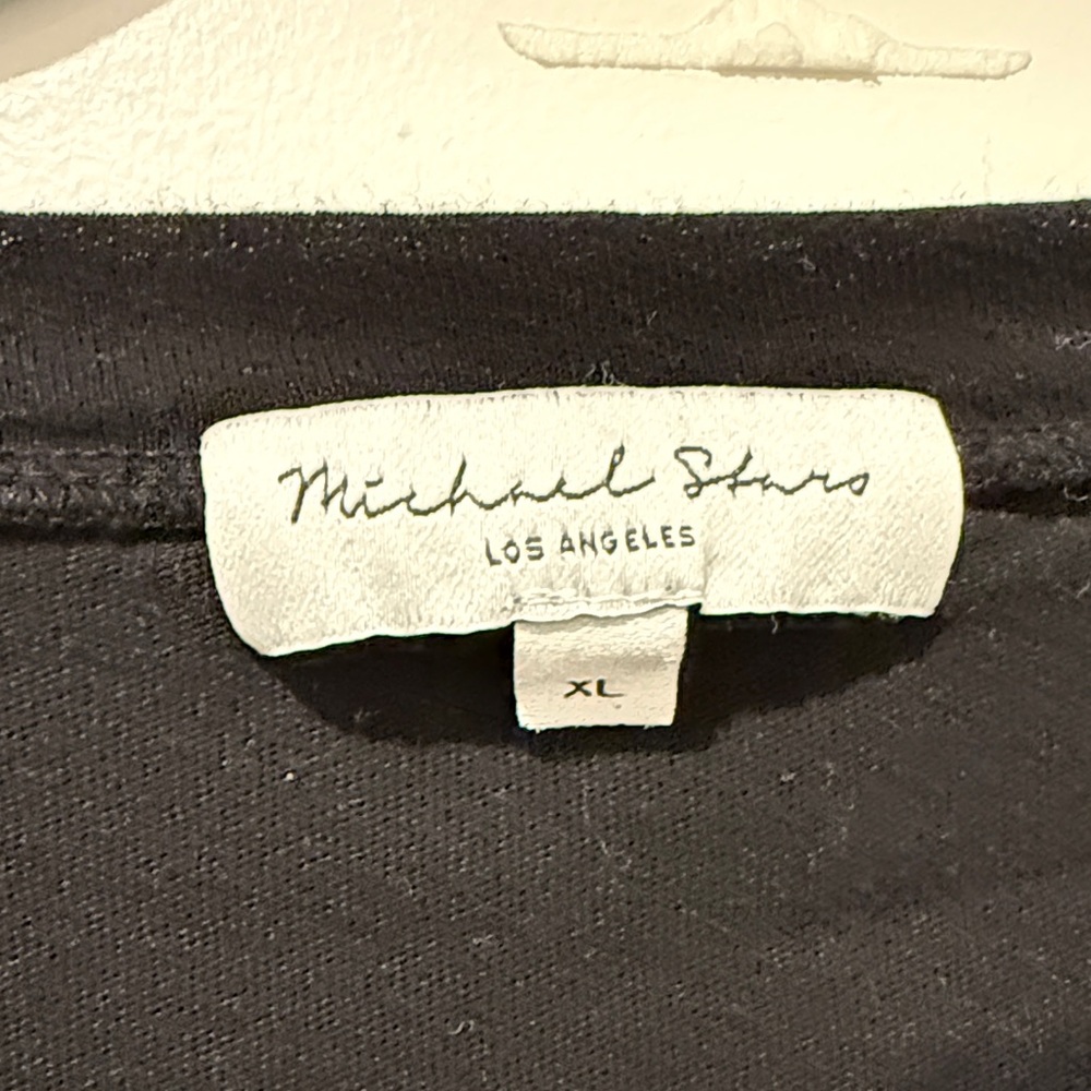 Michael Stars Black Short Sleeve Tee - Picture 2 of 7